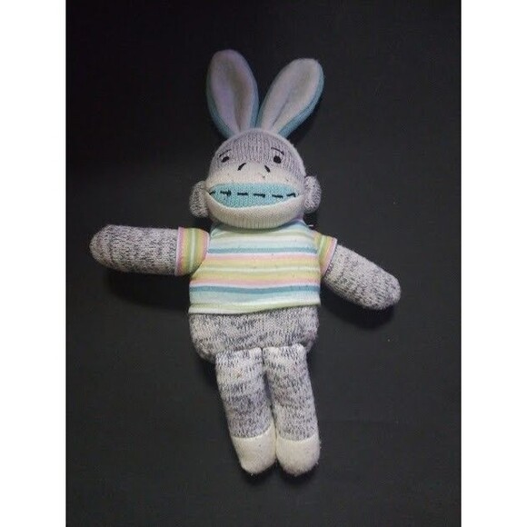 Dan Dee Sock Monkey !0 in. Plush Stuff Animal - Picture 5 of 11